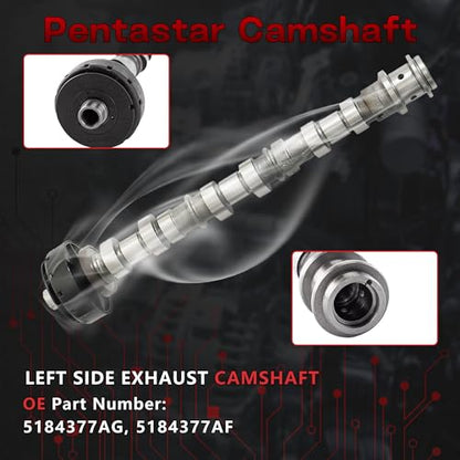 11-16 Pentastar Timing Chain Kit & 4x Camshafts for Engine Overhaul 3.6L