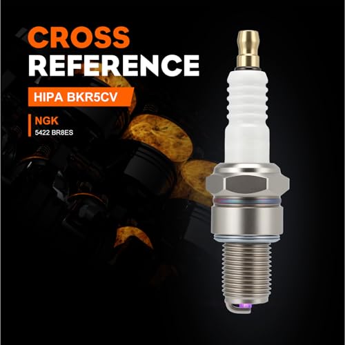 Hipa BR8ES Spark Plugs for NGK BR8ES 5422 - size: BR8ES 2pack