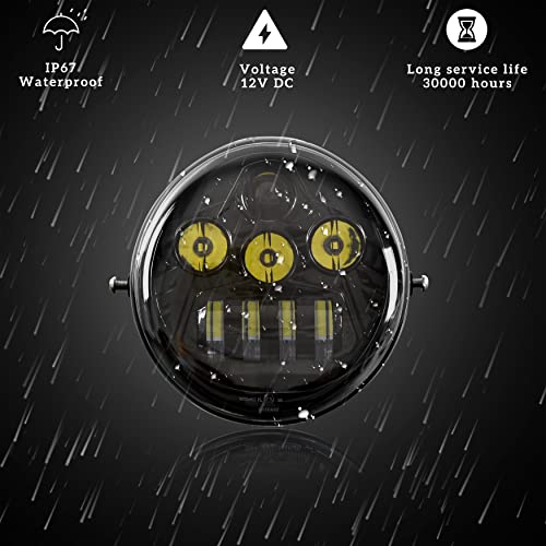 LED Headlight Assembly for Harley V-Rod 2002-2016 Accessories