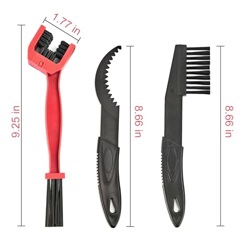 5PCS/Set Bike or Motorcycle Chain Washer, Cleaning Brush Bicycle Chain Cleaning Tool Set,Bike Chain Crankset Brush,Motorcycle Washer Cleaner Brush Tools
