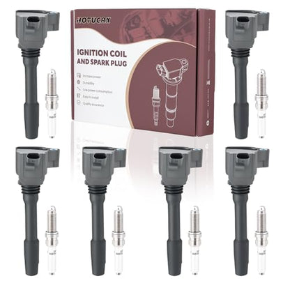 UF750 Ignition Coils & Spark Plugs Tune Up Kit, 6 Pack - size: UF750 & Spark Plugs 6PCS