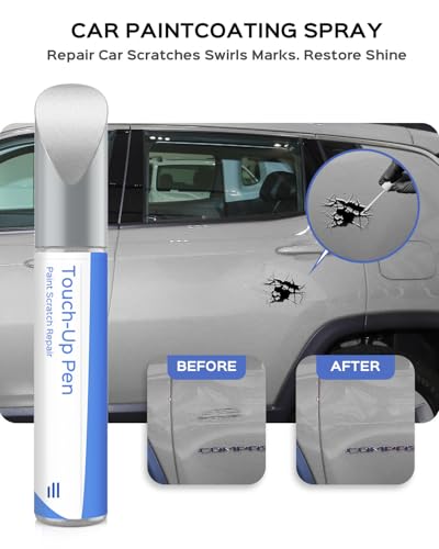 PSC/JSC Billet Silver Metallic Touch Up Paint Compatible with Jeep Exact Match Chips and Nicks Touch Up - color: Billet Silver Metallic(PSC/JSC) Compatible with Cherokee/Compass/Grand-Cherokee/Patriot/Wrangler-JK/Wrangler-JK-Unlimited