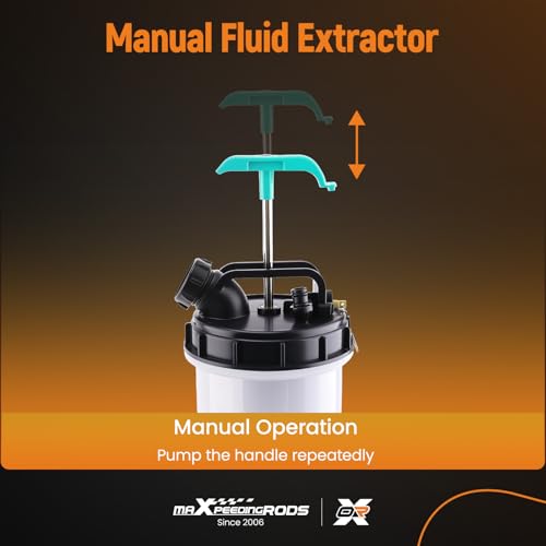 maXpeedingrods 2.5 Gallon/9.5L Manual Fluid Extractor, Oil Extractor Pump - size: 9.5L,Manual