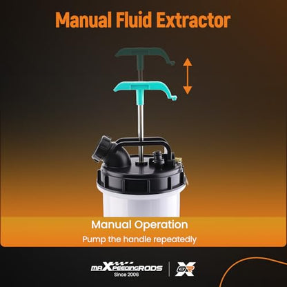 maXpeedingrods 2.5 Gallon/9.5L Manual Fluid Extractor, Oil Extractor Pump - size: 9.5L,Manual