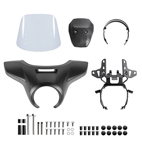 Motorcycle Headlight Fairing Cowl Windscreen for Rebel CMX 1100 2021-2026 - color: Light Smoke+Matte Black