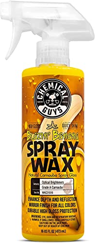 Chemical Guys, Blazin' Banana Carnauba Spray Wax, High Gloss Shine, 16 oz - size: 16 Fl Oz (Pack of 1)