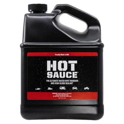 Bling Sauce Hot Sauce Hard Water Spot Remover with Wax Sealants, 1 Gallon - size: 128 Fl Oz (Pack of 1)