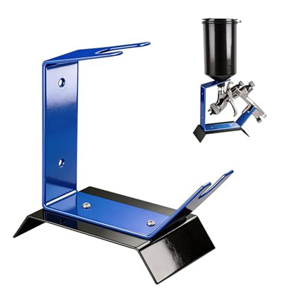 Spray Gun Holder, Gravity Feed HVLP Stand, Benchtop & Wall Mount