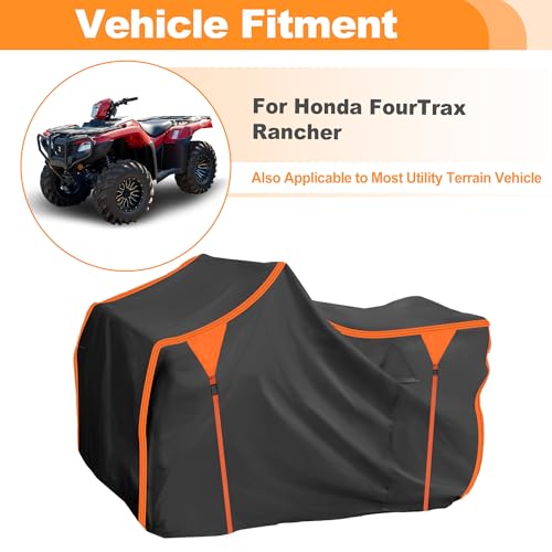 210D-PU Waterproof ATV Cover for Honda FourTrax Rancher - size: for Honda FourTrax Rancher