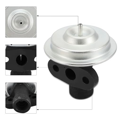 AULINK EGV574 EGR Valve (3.0L 4.6L V6) For Ford F150 Escape Ranger Taurus - color: Black EGV574