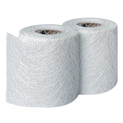 Professional-Grade Fiberglass Chopped Strand Mat for Durable Composite Projects (White, 4 Inch x 10 Yard 2Roll)
