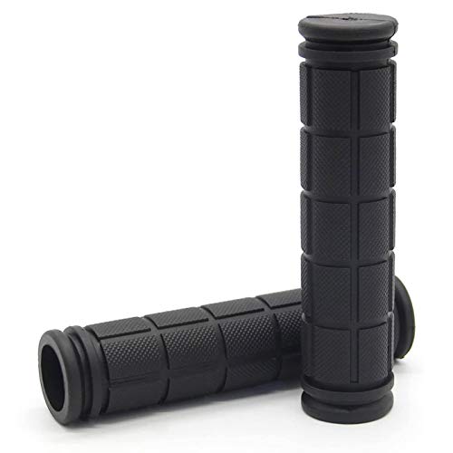 Bike Handlebar Grips with Tassel for Girls Boys and Kids - color: Black