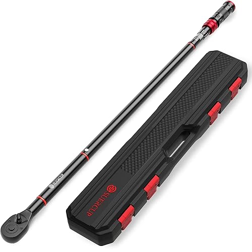 SUERCUP 1-inch Drive Click Torque Wrench, 200-1300Ft-Lb/271-1761.5Nm - size: 1" 200-1300 Ft.Lb/271-1761.5 N.m
