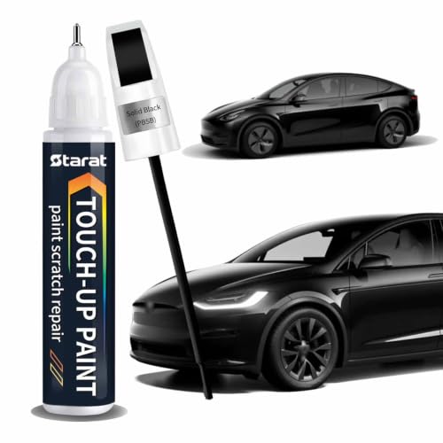 Solid Black(PBSB) Touch Up Paint Pen for Tesla Scratch Repair - color: Solid Black (PBSB)