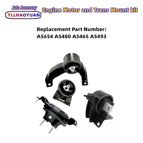 Yllhaoyuan Complete Set of 4 Motor Mounts for 2008-2010 Chrysler Town - size: 2008-2010 Chrysler Town & Country