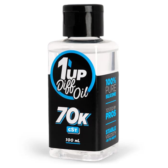 1UP Racing 110070 - Pure Silicone Diff Oil, 100ml, 70K CST