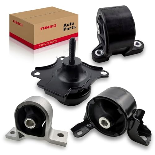 4PCS Engine Motor & Trans Mount Set Compatible with Honda Civic 1.7L 2001 2002 2003 2004 2005 with AUTO Trans Mount for 50840-S5A-A81,50840-S5A-990,50810-S5A-013,50810-S5A-992,A6595 A6591 A6588 A4511 - size: 2001-2005 Civic 1.7L
