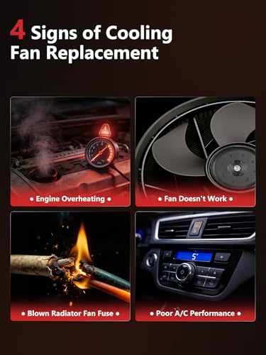 Engine Radiator Cooling Fan Assembly for Ford Edge 2007-2014 Lincoln MKX - style: Ford Edge 2007-2014