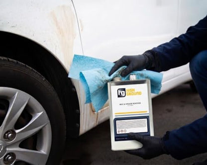 High Ground Wax and Grease Remover for Automotive Refinish Prep, 1 Gallon - Professional Grade, Fast-Acting, Surface Preparation