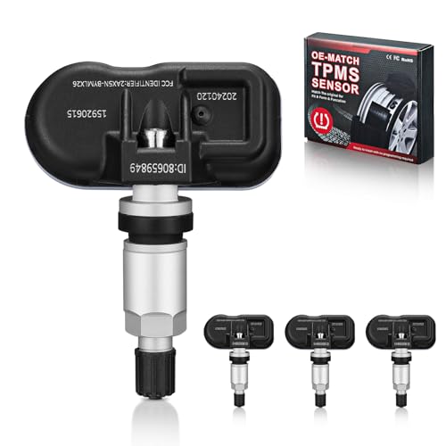 BDFHYK 4PCS 315MHz TPMS Sensor Compatible with Chevy GMC Buick, Compatible with Cadillac Pontiac SAAB, Tire Pressure Monitoring System (TPMS) Sensors Replace# 13598771 23445327 22854866 20923680 - style: 159210131