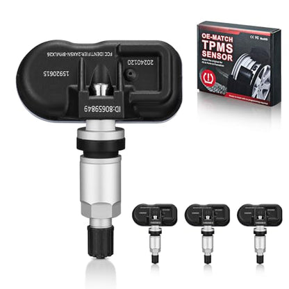 BDFHYK 4PCS 315MHz TPMS Sensor Compatible with Chevy GMC Buick, Compatible with Cadillac Pontiac SAAB, Tire Pressure Monitoring System (TPMS) Sensors Replace# 13598771 23445327 22854866 20923680 - style: 159210131