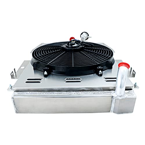 Aluminum Radiator For 1934-1936 1935 Chevy Pickup Truck Master L6 V8 4 Row Core Radiators + Shroud Fan + Relay