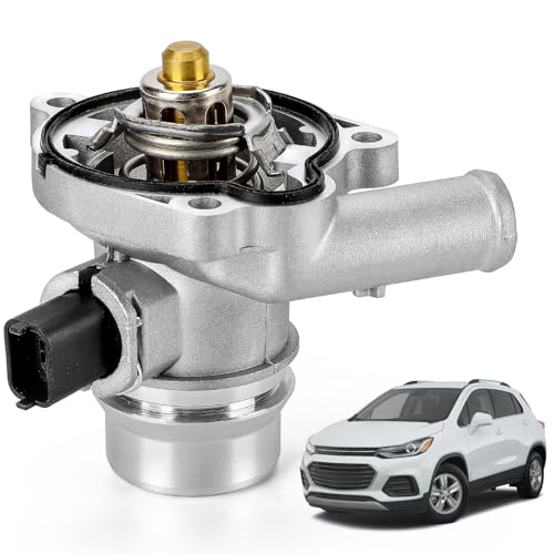Upgrade Aluminium Thermostat Housing Assembly Compatible with Buick Encore 2013-2021,Chevy Cruze 2011-2016 Sonic 2012-2020 Chevy Trax 2013-2021 - Replaces 25200455 55565336 55579010 55593034 131-180 - color: 55565336