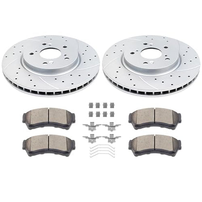 Acinoparts Front Brake Kit for Ford Fusion Mazda 6 Lincoln MKZ Zephyr - size: HMBK21902
