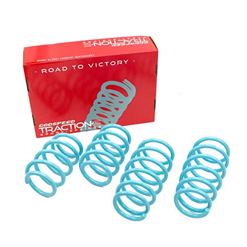 Godspeed LS-TS-FD-0013-A Traction-S Performance Lowering Springs, Reduce Body Roll, Improved Handling, Set of 4, compatible with Ford Edge 2007-14