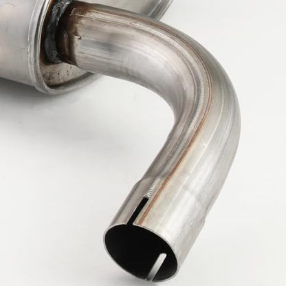 1pc Stainless Steel Rear Left Exhaust Muffler for Explorer E37H - size: For 2011-2015 EXPLORER Driver Side