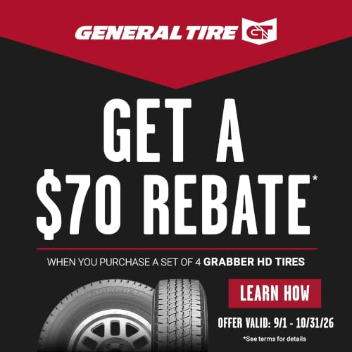 General Tire Grabber HD All-Season Radial Tire - 275/65R18 123R - size: LT275/65R18