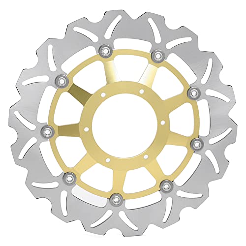 Front Rear Brake Disc Rotors Pads Kit for Honda CBR929RR 00 01 CBR954RR 2002 2003 - color: Gold, size: CBR929RR 00 01 CBR954RR 2002 2003