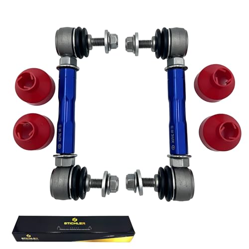 5.90-7.87'' 150-200 M10 Rear Universal Heavy Duty(HD) Adjustable Aluminium Sway Bar Links Kit Replace OEM, Fit Most Cars Trucks SUVs Off-Road Vehicles Racing Specialty Use - size: 150-200 M10 Rear