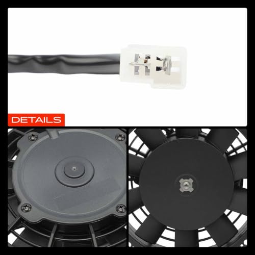 A-Premium 6.5'' 6.5 inch Slim Universal Electric Cooling Fan Assembly - style: 6.5 inch