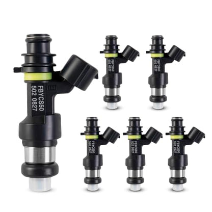15710-66J00 Fuel Injector Set of 6 Compatible with 2006-2008 Suzuki 2.7L - color: QMP-I02F0129