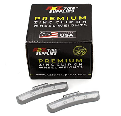 P Series Hammer on ZINC Wheel Weights Coated (2.0oz) Box of 25pcs - size: 2.0oz