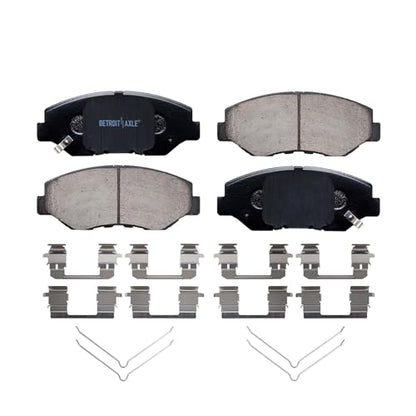 Detroit Axle - Brake Pads for 2005 2006 2012-2016 Honda CR-V - size: 6P280040/Kit
