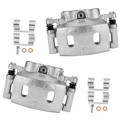 cciyu Front Left & Right Disc Brake Calipers Assembly 18B4919A 18B4918A - size: Front[18B4919A+18B4918A]