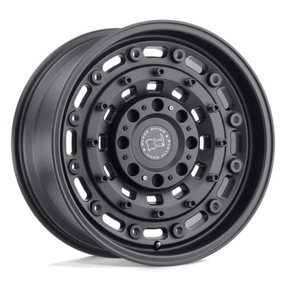 Black Rhino Hard Alloys ARSENAL 17X9.5 5X5.0/5.5 4.54-18mm TEXTURED MATTE BLACK - 1795ARS-80035M78 - color: TEXTURED MATTE BLACK, size: 17X9.5, 5X5.0/5.5, 4.54, -18mm