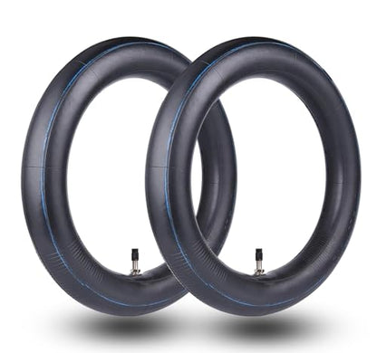 (2-Pack) 2.50/2.75-10 (80/90-10) Heavy Duty Dirt Bike Tire Inner Tubes, 2mm Butyl Rubber & TR4 Straight Valve - Fits Razor MX650, Honda CRF50/XR50, Suzuki DRZ70/JR50, Yamaha PW50