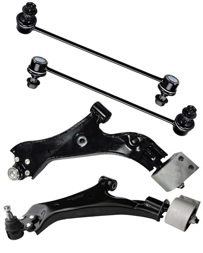 Front Lower Control Arms w/Ball Joint and Front Stabilizer Bar Link Kit - size: 524-157 524-158 K750188 K750189
