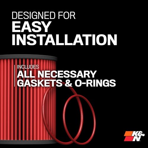 K&N Oil Filter: 20,000 Mile Engine Protection, High Efficiency, HP-7041