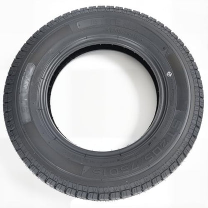 Set of 2 ST205/75D15 Trailer Tires for Utility, Boat & Cargo Trailers, Durable Heavy-Duty Replacement Wheels
