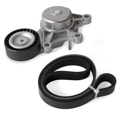 Belt Tensioner and Serpentine Belt Kit for BMW 528i 328i X3 2012-2018 - size: for Z4/X1/X3/428i/528i 2012-2018