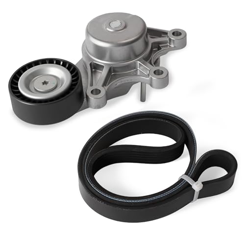 Belt Tensioner and Serpentine Belt Kit for BMW 528i 328i X3 2012-2018 - size: for Z4/X1/X3/428i/528i 2012-2018