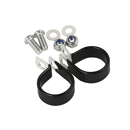 TCT-MOTORPARTS 1 1/4" Highway Engine Guard Crash Bar w/Lower Vented Leg Fairing Fit For Harley Touring Street Glide Electra Glide FLHT Road King 1997-2008 - color: Black Engine Crash Bar+Vivid Black Lower Fairing