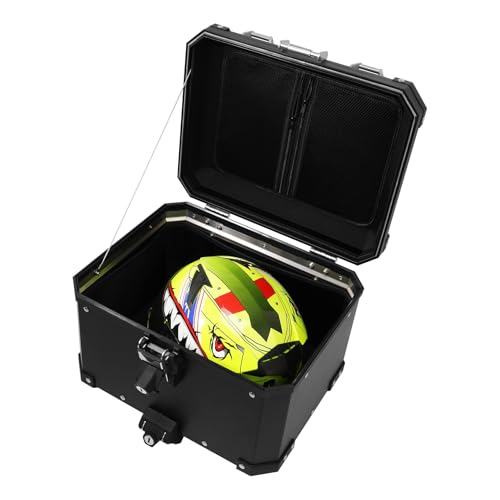 TCT-MOTORPARTS 38L Aluminum Trunk Tail Box Luggage Top Case Storage Fits for BMW R1300GS 23-2025 - color: Black Tail Luggage Box (38L)