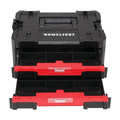 CRAFTSMAN Plastic Tool Box With Drawers, Organizer and Storage (CMST17804) - size: (Pack of 1)