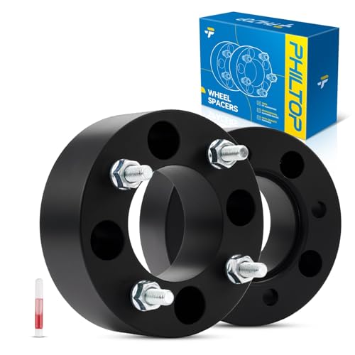 PHILTOP 4x110mm Lug-Centric ATV Wheel Spacers 2 inch for Sportsman 335 - color: Black, size: 4x110mm-84mm-M10x1.25-2"-2pcs
