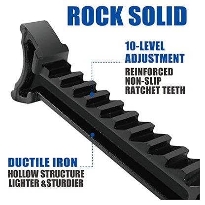 TCE 3 Ton Steel Double Locking Jack Stands, 3 Ton Car Jack with Wide Base - size: 3 Ton (6,000 lb)